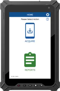 Forensic device to acquire evidence data from cell phones, tablets, gaming systems and more.